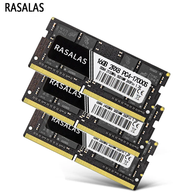 

RASALAS Memory Ram DDR4 16G Laptop 17000 19200 21300MHz 1.2V SODIMM Notebook Memoria RAM опеѬаивная памя ddr4 Computer Parts
